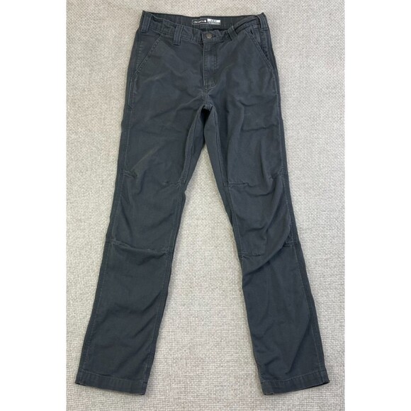 Carhartt Rugged Flex Slim Fit Pants Canvas Tapered Men's 30x31 Gray 102821 - Picture 1 of 11